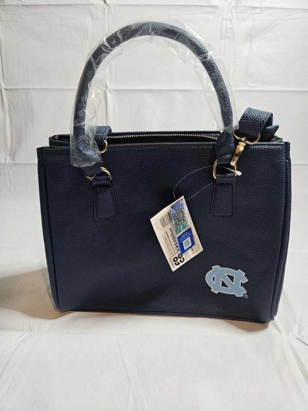 UNC Tar Heels Handbag Purse FOCO Navy Blue NCAA Licensed NWT Shoulder Bag